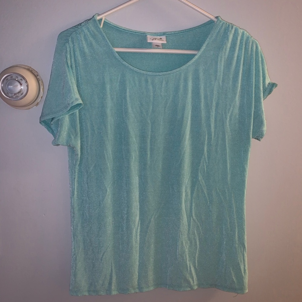 mint/ aqua dress shirt